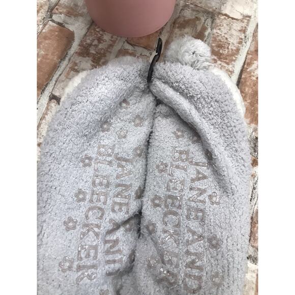 Jane And Bleecker Critter Ballerinas Plush Hose Slippers Soft Bunny One Pair - Picture 7 of 7